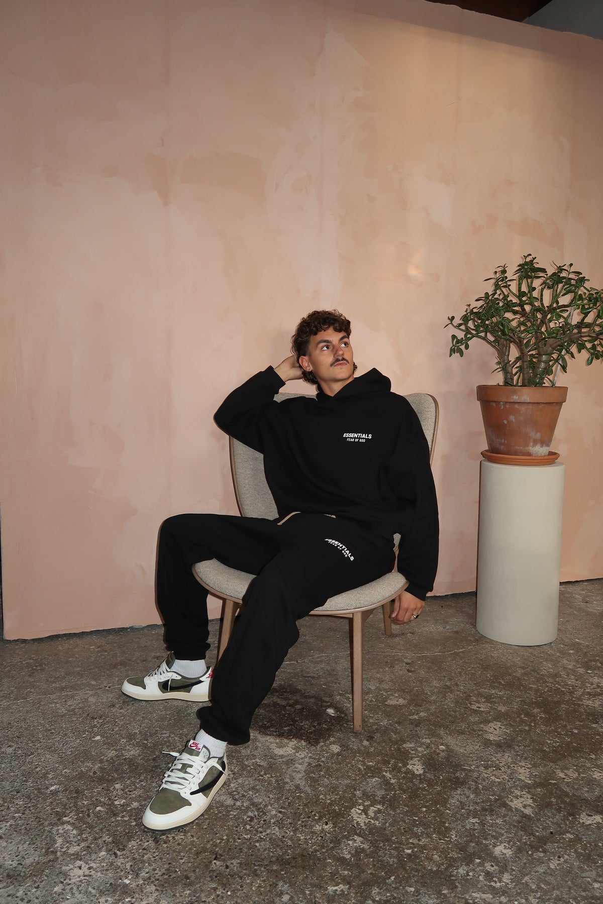 Komplet Dresowy Essentials FW24 Black White